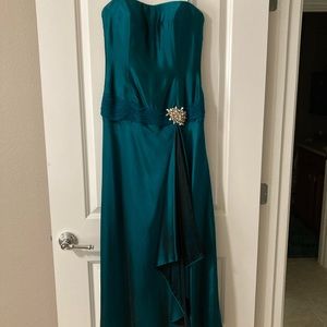 Jovani strapless evening gown